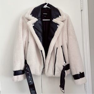 Express Fur leather Jacket